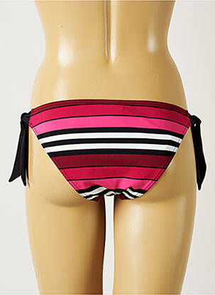 Bas de maillot de bain effet matière satinée bikini rose BANANA MOON femme