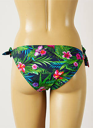 Bas de maillot de bain imprimé tie and dye bikini vert BANANA MOON femme
