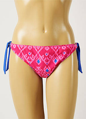 Bas de maillot de bain imprimé fantaisie bikini rose BANANA MOON femme