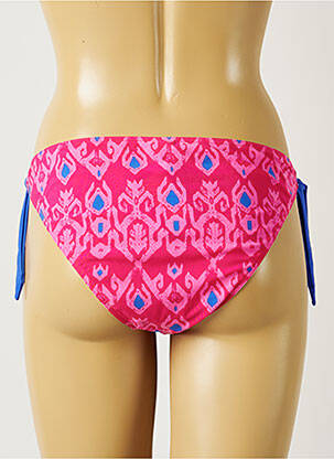 Bas de maillot de bain imprimé fantaisie bikini rose BANANA MOON femme