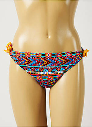 Bas de maillot de bain imprimé fantaisie bikini bleu BANANA MOON femme