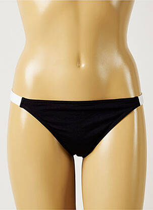 Bas de maillot de bain effet matière satinée culotte noir BANANA MOON femme