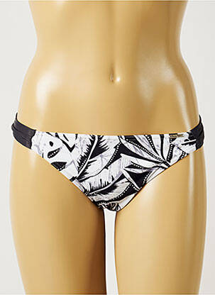 Bas de maillot de bain imprimé tie and dye culotte blanc BANANA MOON femme