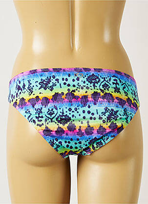 Bas de maillot de bain imprimé fantaisie culotte bleu BANANA MOON femme