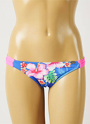Bas de maillot de bain imprimé tie and dye culotte bleu BANANA MOON femme