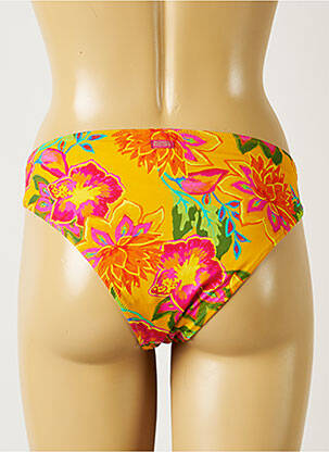 Bas de maillot de bain imprimé fleurs culotte orange BANANA MOON femme