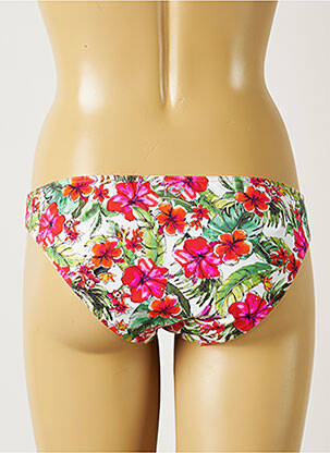 Bas de maillot de bain imprimé tie and dye culotte rose BANANA MOON femme