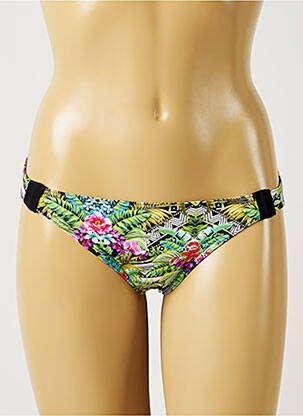 Bas de maillot de bain imprimé tie and dye culotte vert BANANA MOON femme