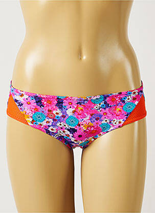 Bas de maillot de bain imprimé fleurs shorty rose BANANA MOON femme