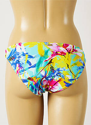 Bas de maillot de bain imprimé fantaisie culotte bleu BANANA MOON femme