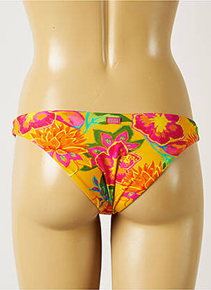 Bas de maillot de bain imprimé fleurs culotte orange BANANA MOON femme