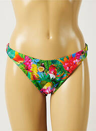 Bas de maillot de bain imprimé tie and dye culotte vert BANANA MOON femme