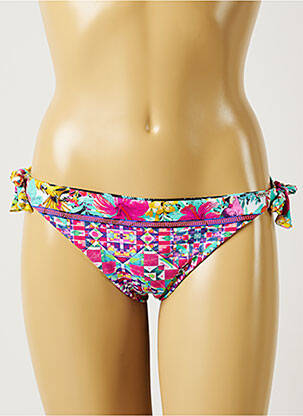 Bas de maillot de bain imprimé fantaisie bikini rose BANANA MOON femme