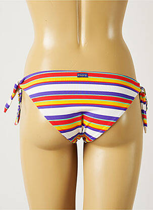 Bas de maillot de bain imprimé fleurs bikini blanc BANANA MOON femme