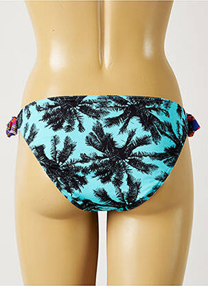 Bas de maillot de bain imprimé tie and dye bikini bleu BANANA MOON femme