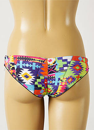 Bas de maillot de bain imprimé fantaisie culotte rose BANANA MOON femme