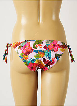 Bas de maillot de bain imprimé fleurs bikini rose BANANA MOON femme