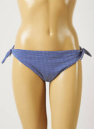 Bas de maillot de bain imprimé fantaisie bikini bleu BANANA MOON femme