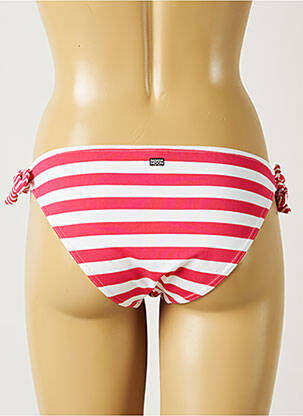 Bas de maillot de bain effet matière satinée bikini rose BANANA MOON femme