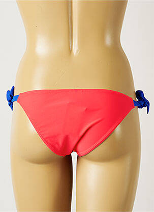Bas de maillot de bain effet matière satinée bikini rose BANANA MOON femme