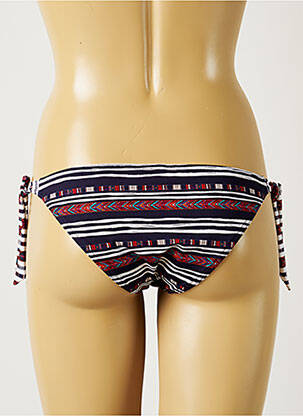Bas de maillot de bain fermeture liens à nouer bikini bleu BANANA MOON femme