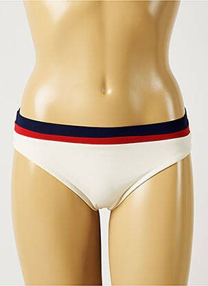Bas de maillot de bain tissage satiné culotte beige BANANA MOON femme