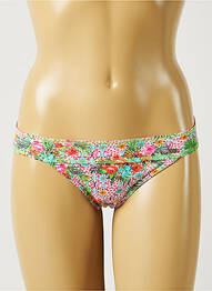Bas de maillot de bain imprimé fleurs culotte rose BANANA MOON femme