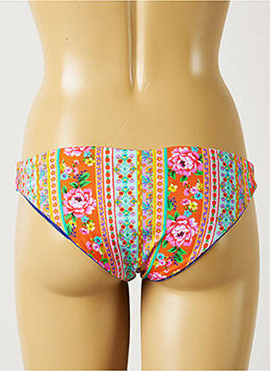 Bas de maillot de bain imprimé fantaisie culotte bleu BANANA MOON femme