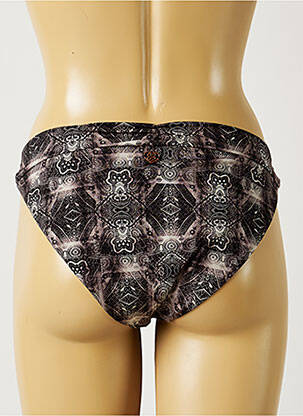 Bas de maillot de bain imprimé fantaisie culotte noir BANANA MOON femme