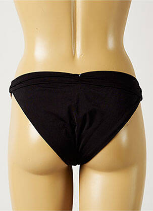 Bas de maillot de bain tissage satiné culotte noir BANANA MOON femme