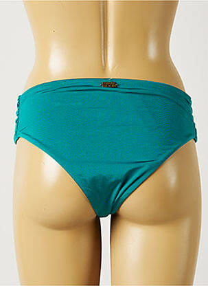 Bas de maillot de bain tissage satiné culotte vert BANANA MOON femme