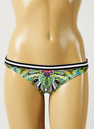 Bas de maillot de bain imprimé tie and dye bikini vert BANANA MOON femme