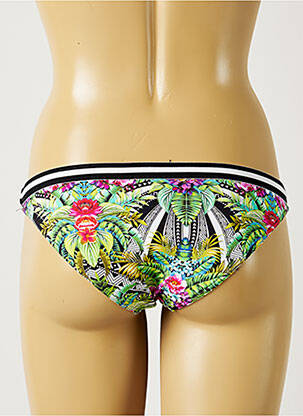 Bas de maillot de bain imprimé tie and dye bikini vert BANANA MOON femme