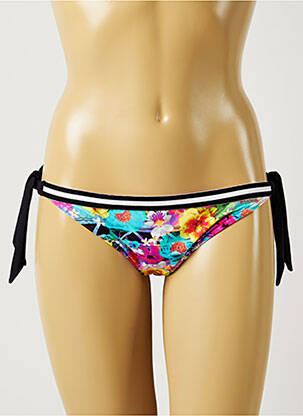 Bas de maillot de bain imprimé fleurs bikini rose BANANA MOON femme