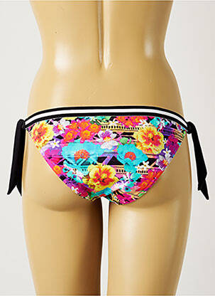 Bas de maillot de bain imprimé fleurs bikini rose BANANA MOON femme