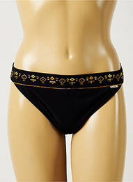 Bas de maillot de bain effet matière satinée culotte noir BANANA MOON femme
