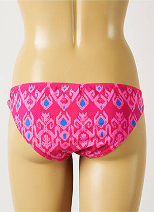 Bas de maillot de bain tissage satiné culotte rose BANANA MOON femme