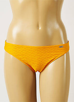 Bas de maillot de bain stretch culotte jaune BANANA MOON femme
