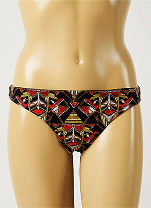 Bas de maillot de bain imprimé fantaisie culotte noir BANANA MOON femme
