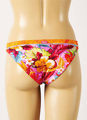 Bas de maillot de bain imprimé fleurs culotte rose BANANA MOON femme