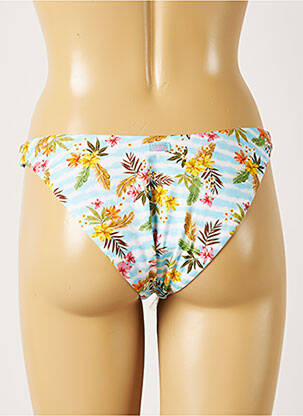 Bas de maillot de bain tissage satiné culotte bleu BANANA MOON femme