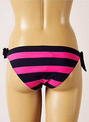 Bas de maillot de bain tissage satiné culotte violet BANANA MOON femme