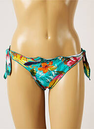 Bas de maillot de bain tissage satiné culotte bleu BANANA MOON femme