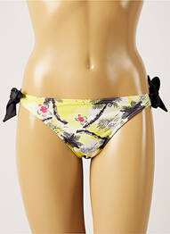 Bas de maillot de bain tissage satiné culotte orange BANANA MOON femme