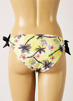 Bas de maillot de bain tissage satiné culotte orange BANANA MOON femme