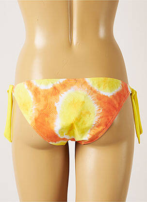 Bas de maillot de bain tissage satiné culotte orange BANANA MOON femme
