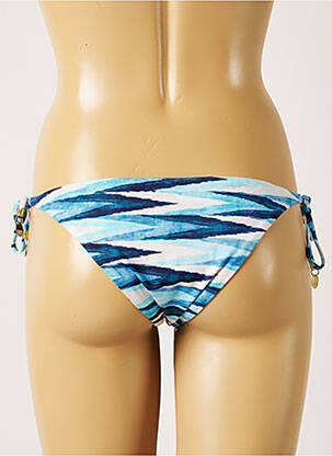 Bas de maillot de bain fermeture liens à nouer culotte bleu BANANA MOON femme