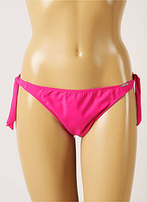 Bas de maillot de bain fermeture liens à nouer culotte rose BANANA MOON femme