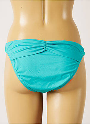 Bas de maillot de bain tissage satiné culotte bleu BANANA MOON femme