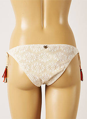 Bas de maillot de bain fermeture liens à nouer culotte beige BANANA MOON femme